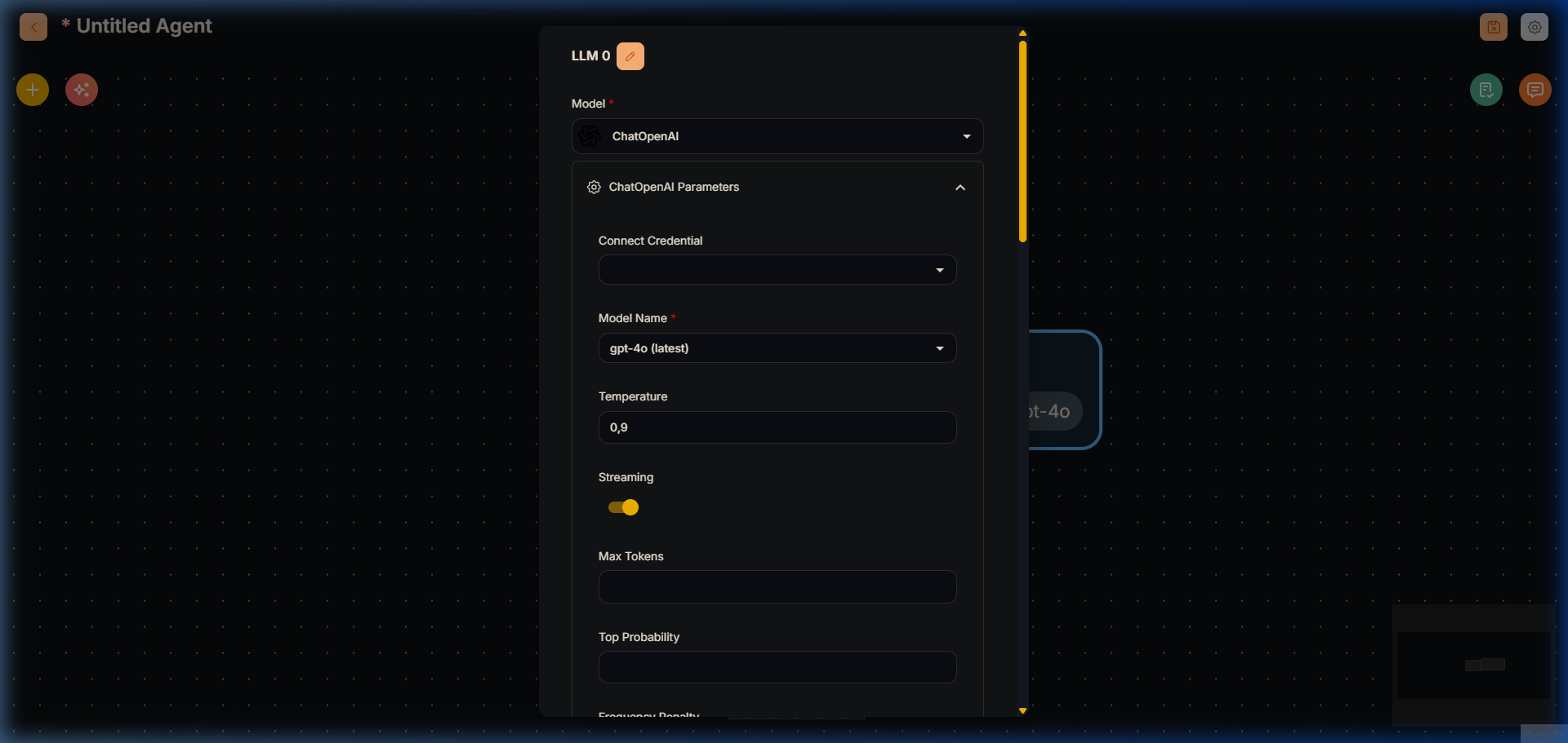 ChatOpenAI Node Configuration