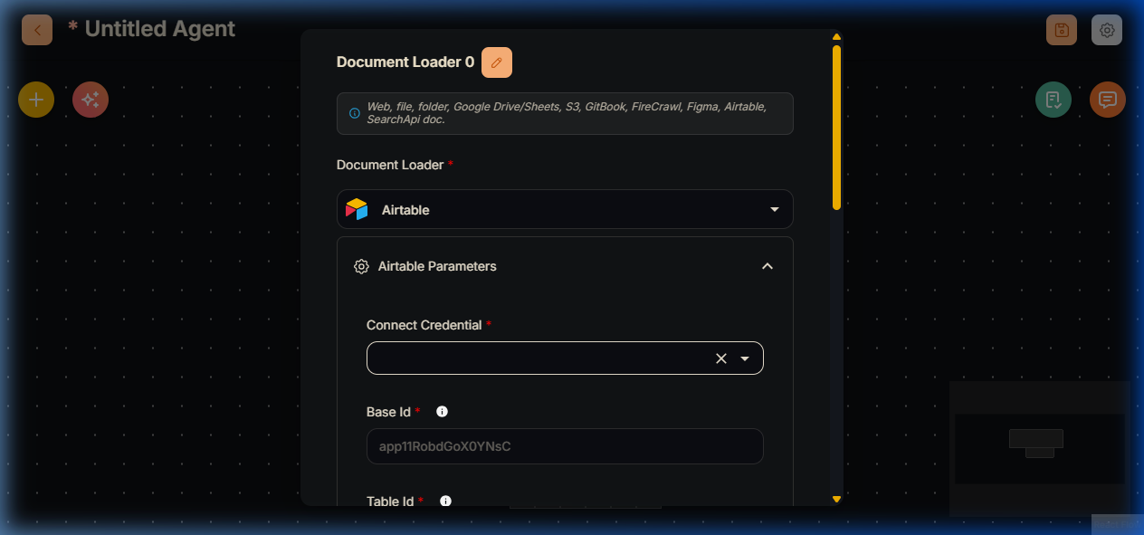 Airtable Node in Agentflow V2
