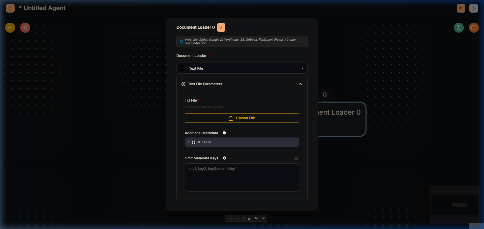 Text File Loader Node in Agentflow V2